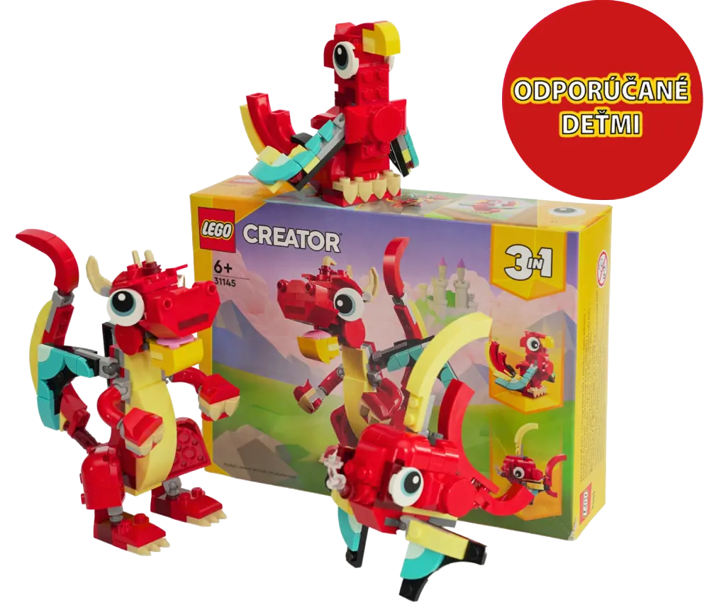 Lego od Disney Mickey Mouse ako darček s nálepkou ODPORÚČANÉ DEŤMI